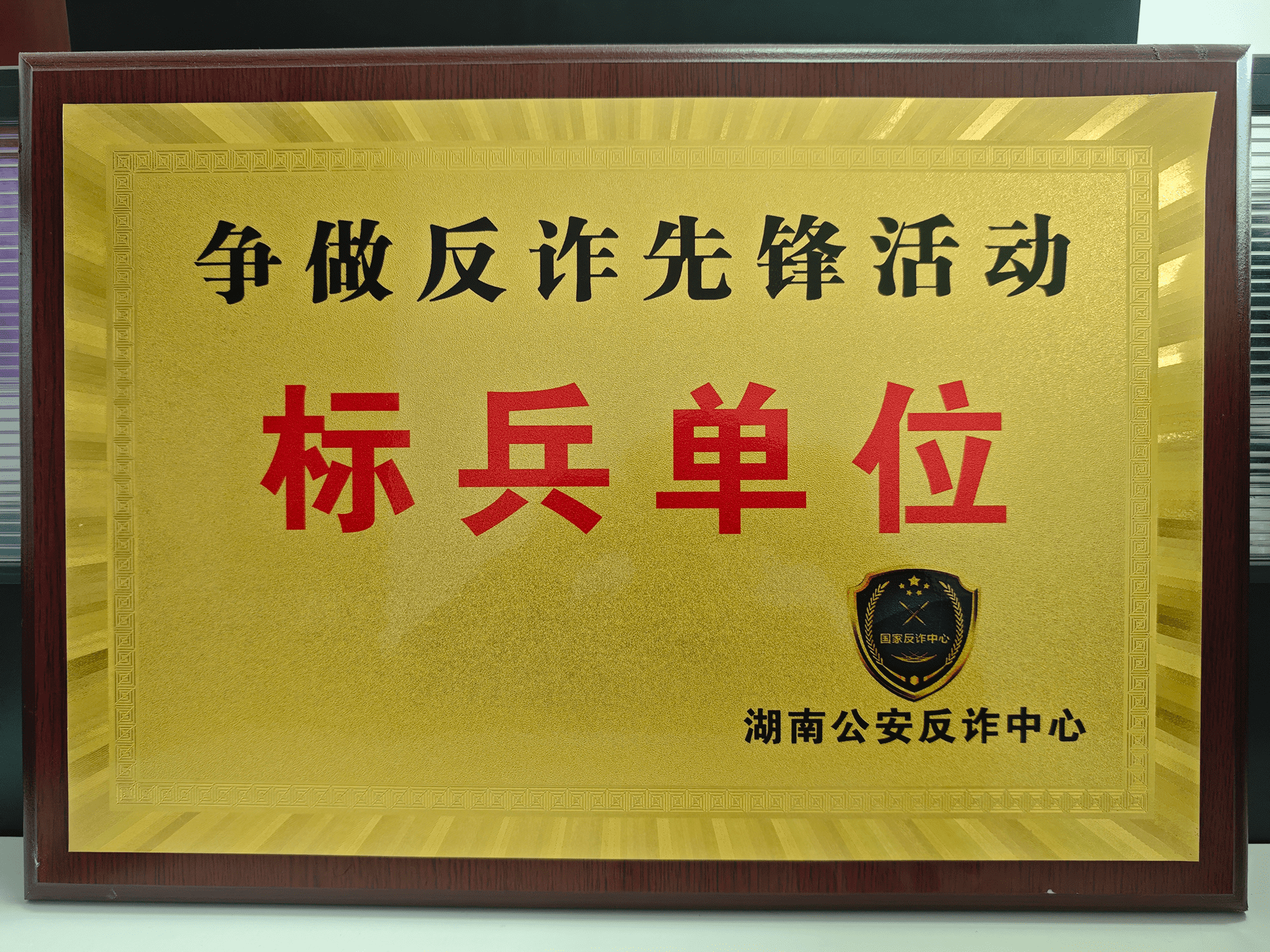 争做反诈先锋活动标兵单位